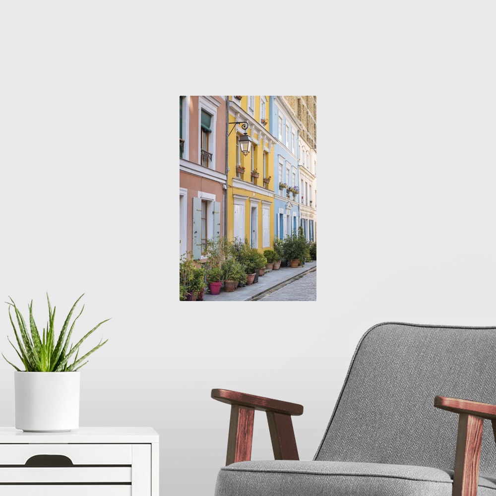 A modern room featuring Rue Cremieux, Paris, France