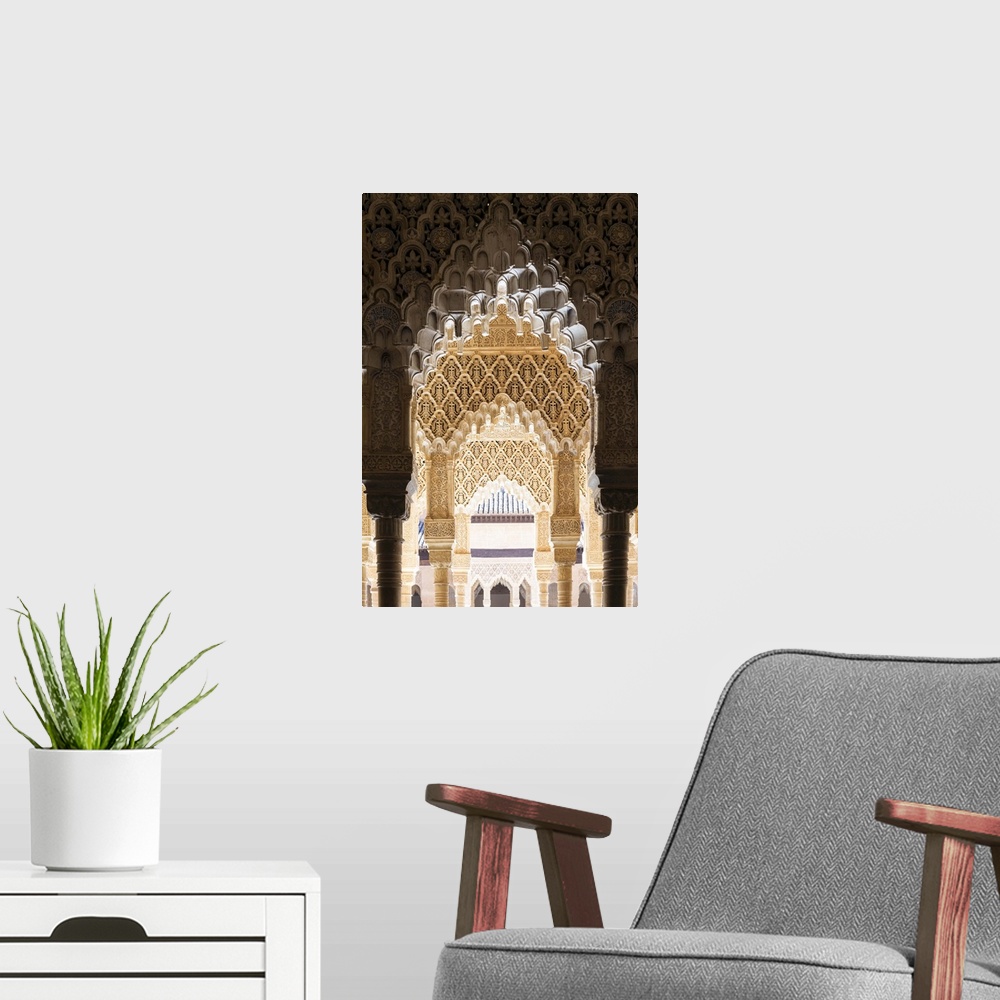A modern room featuring Spain, Andalusia, Granada. The Alhambra