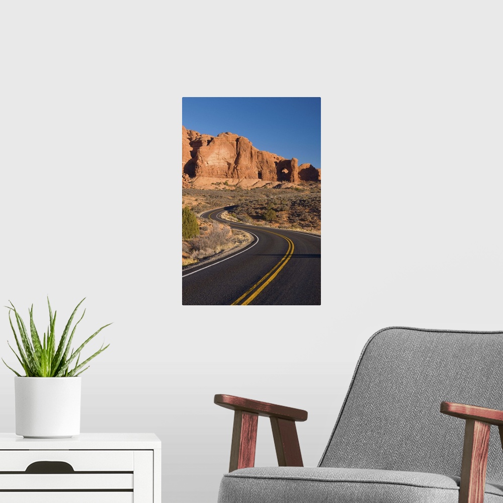 A modern room featuring USA, Utah, Arches National Park