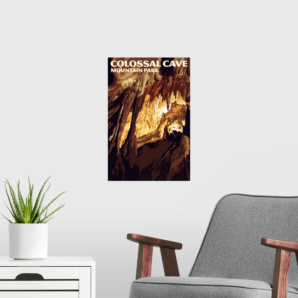 A modern room featuring Colossal Cave Mountain Park, Arizona