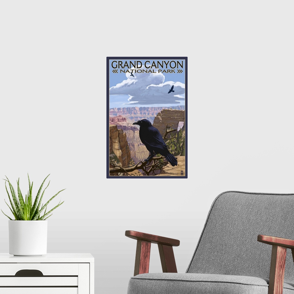A modern room featuring Grand Canyon National Park, Ravens and Angels' Window