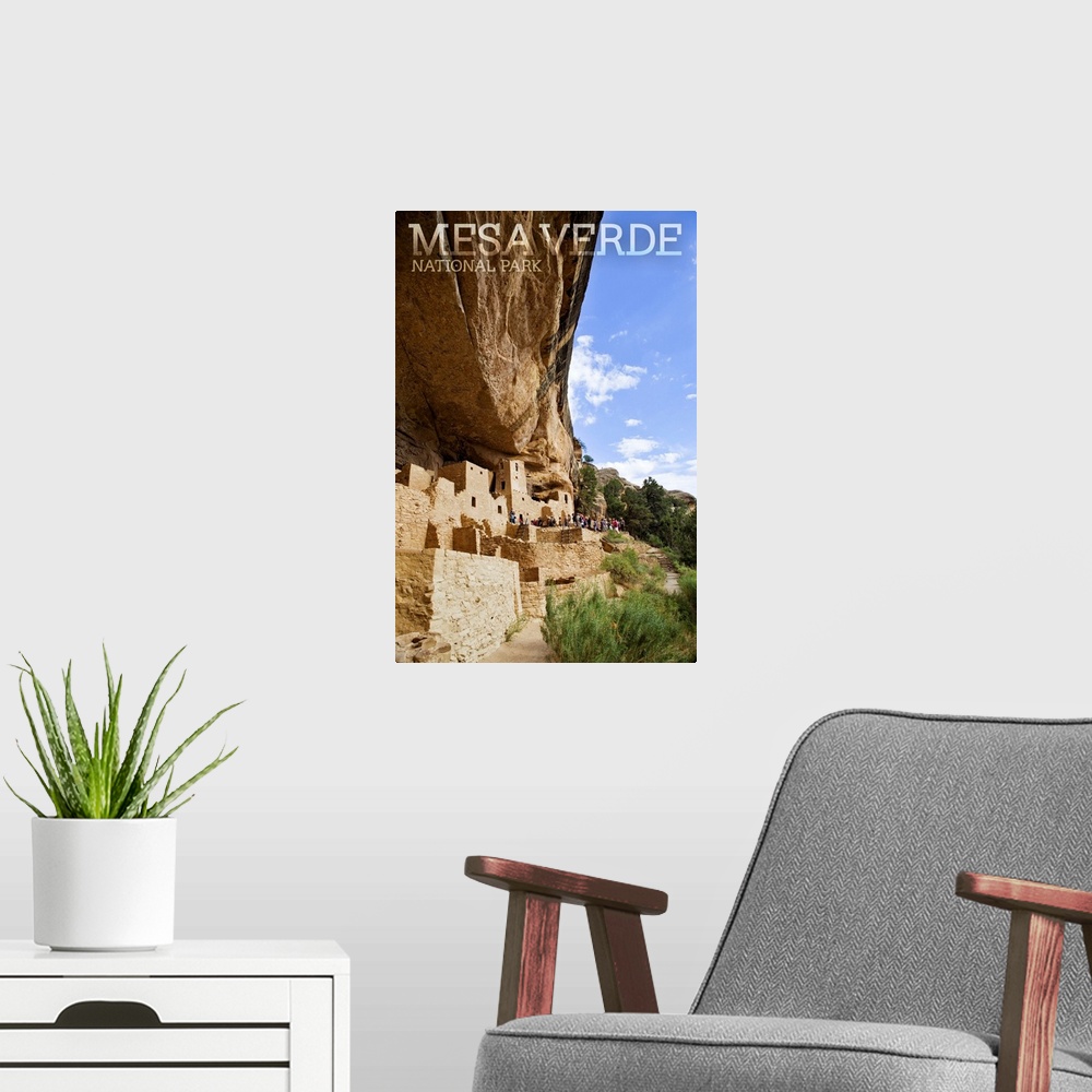 A modern room featuring Mesa Verde National Park, Colorado - Cliff Palace Tour Photograph