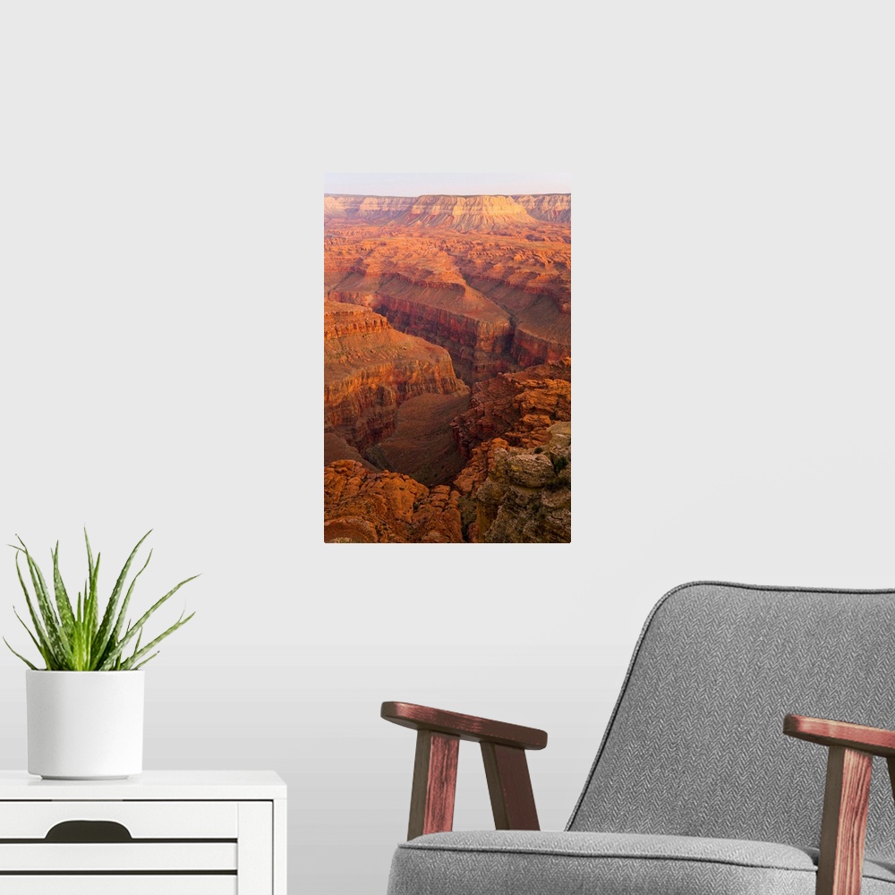 A modern room featuring Red Sandstone Kanab Pt Grand Canyon