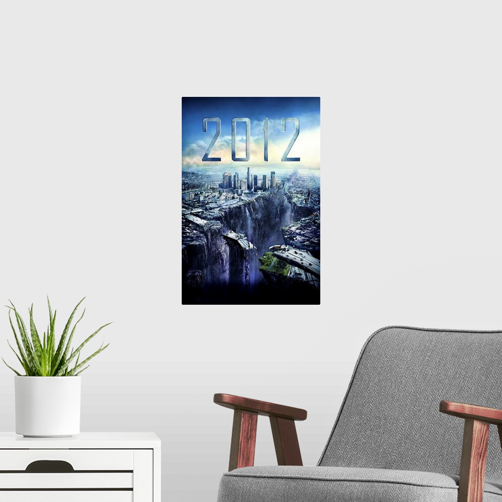 A modern room featuring 2012 - Movie Poster