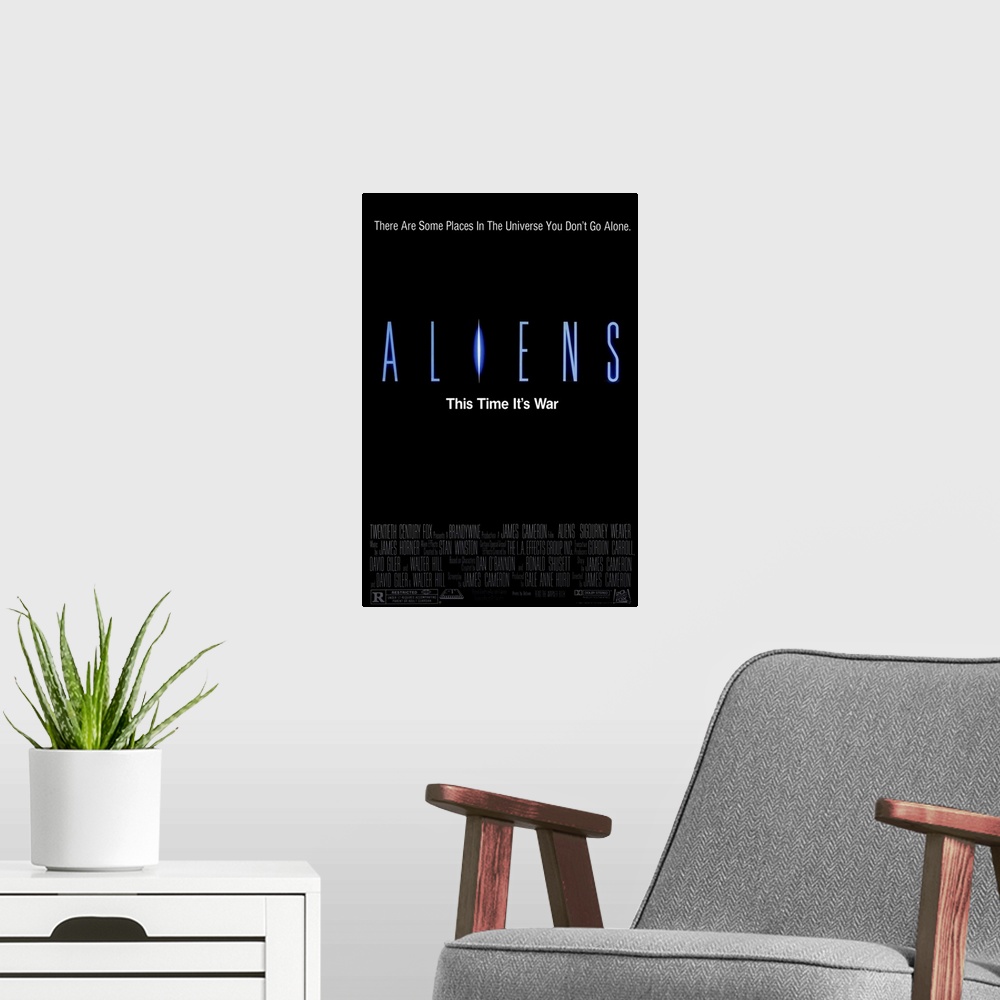 A modern room featuring The bitch is back, some 50 years later. Popular sequel to Alien amounts to non-stop, ravaging com...