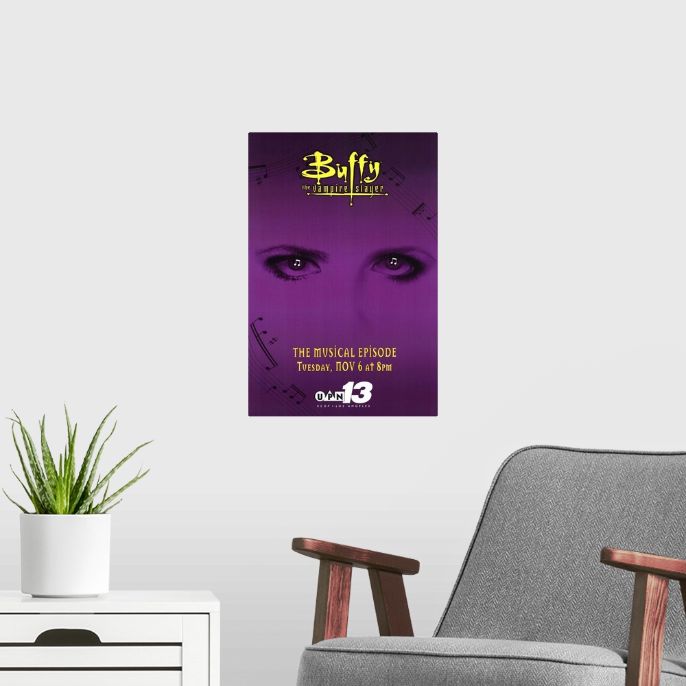 A modern room featuring Buffy The Vampire Slayer (TV) (2001)