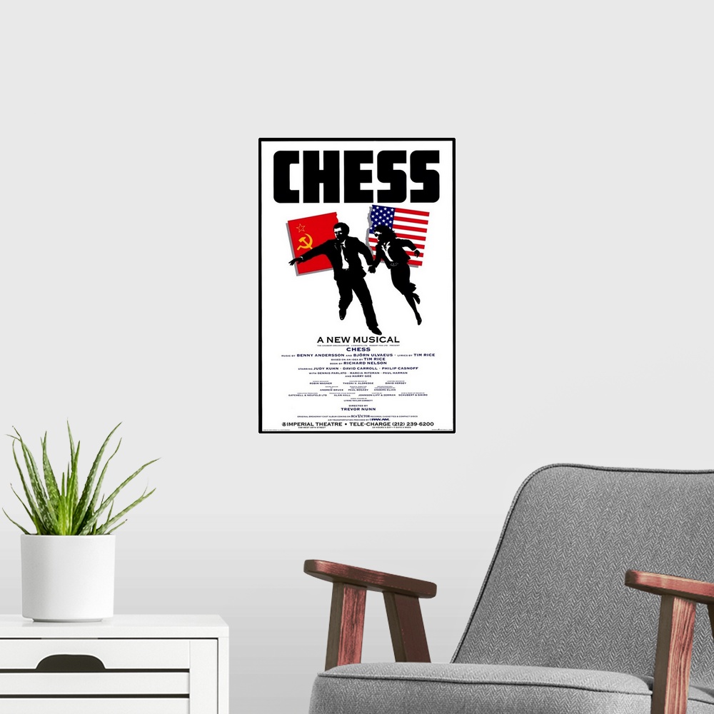 A modern room featuring Chess (Broadway) (1988)
