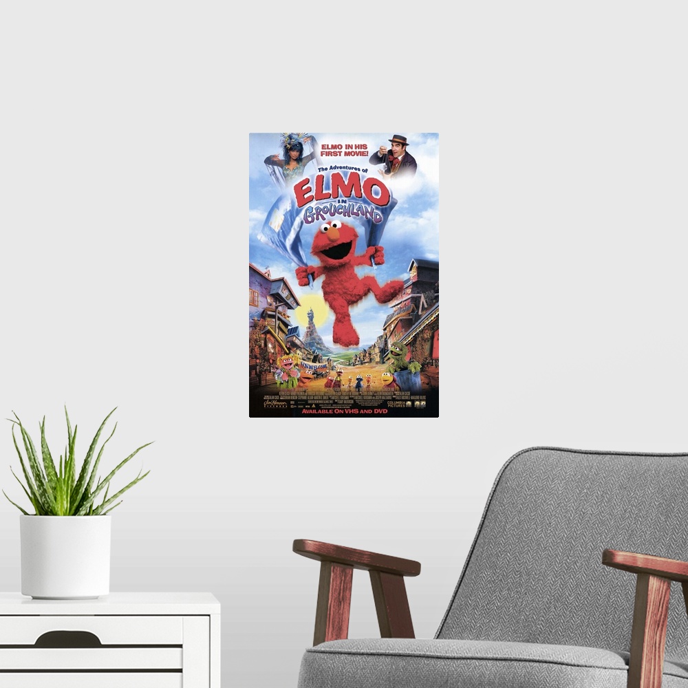 A modern room featuring Elmo in Grouchland (1999)