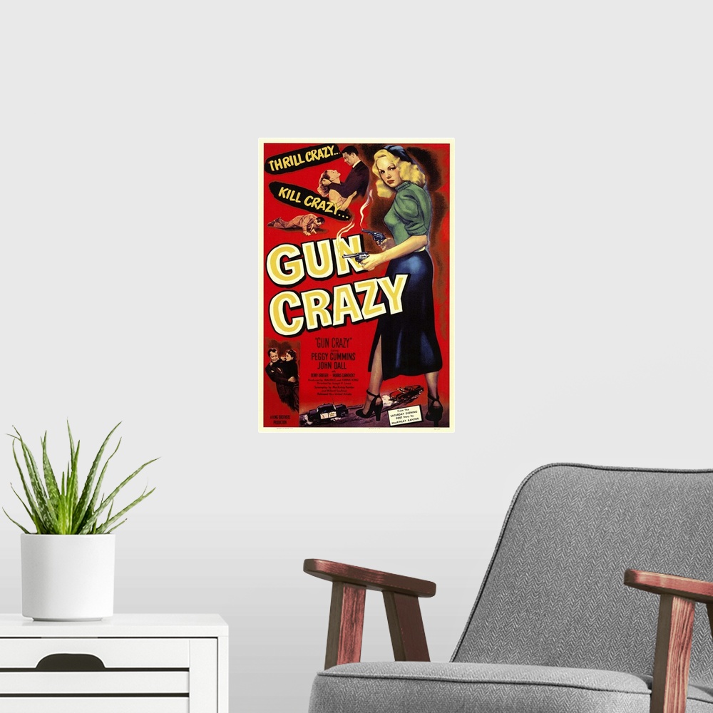 A modern room featuring Annie Laurie Starr--Annie Oakley in a Wild West show--meets gun-lovin' Bart Tare, who says a gun ...