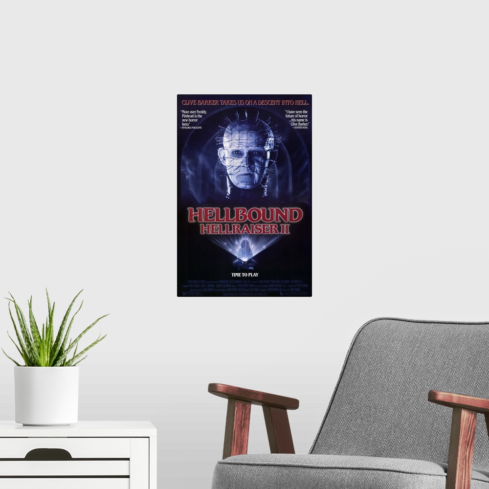 A modern room featuring In this, the first sequel to Clive Barker's inter-dimensional nightmare, the traumatized daughter...