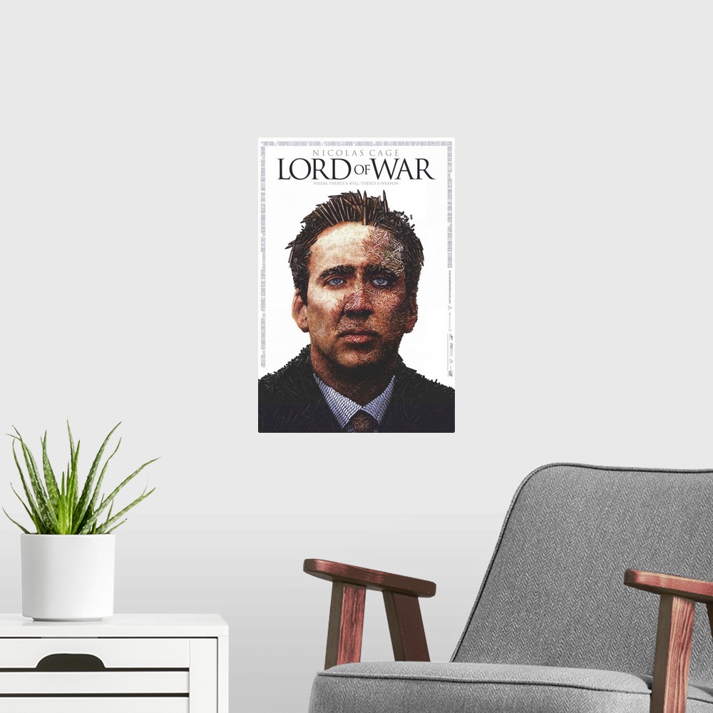 A modern room featuring Lord of War (2005)