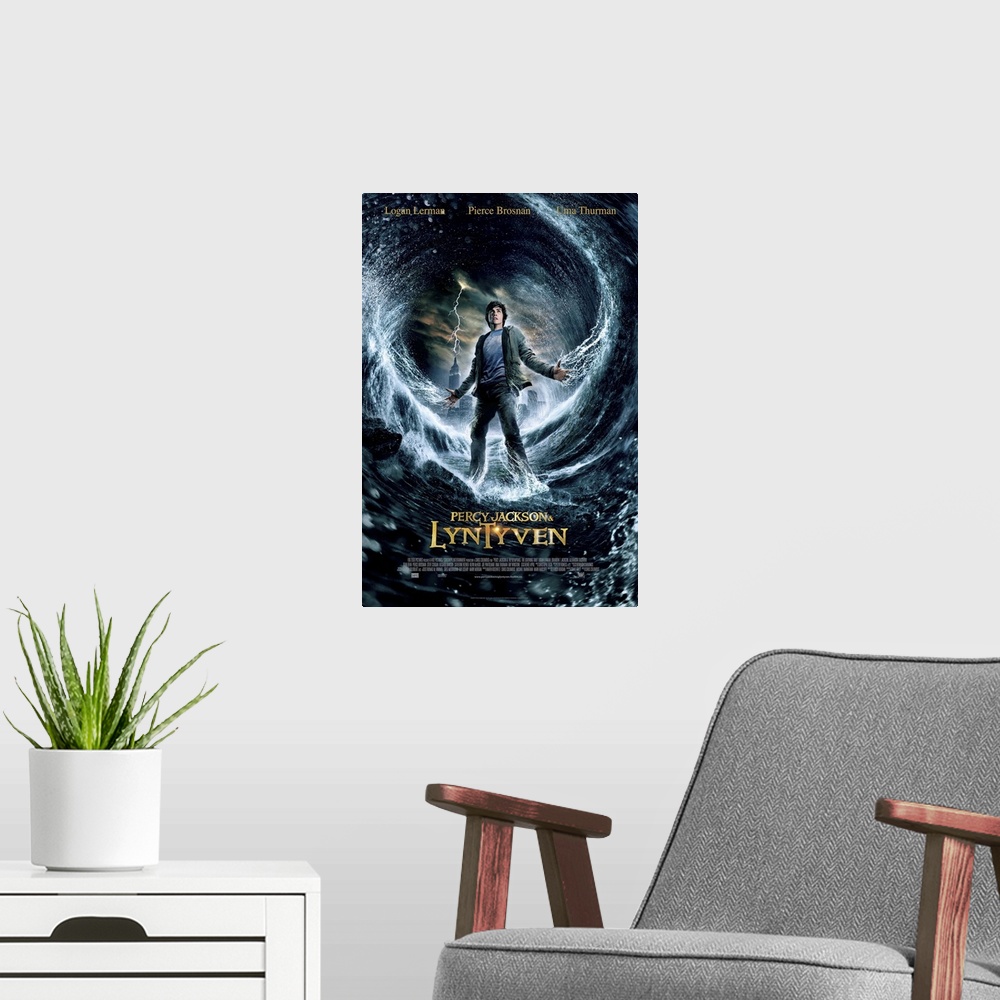 A modern room featuring Percy Jackson & the Olympians: The Lightning Thief (2010)