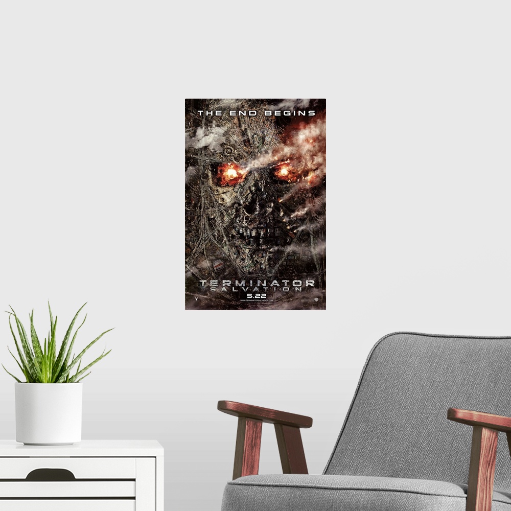 A modern room featuring Set in post-apocalyptic 2018, John Connor is the man fated to lead the human resistance against S...