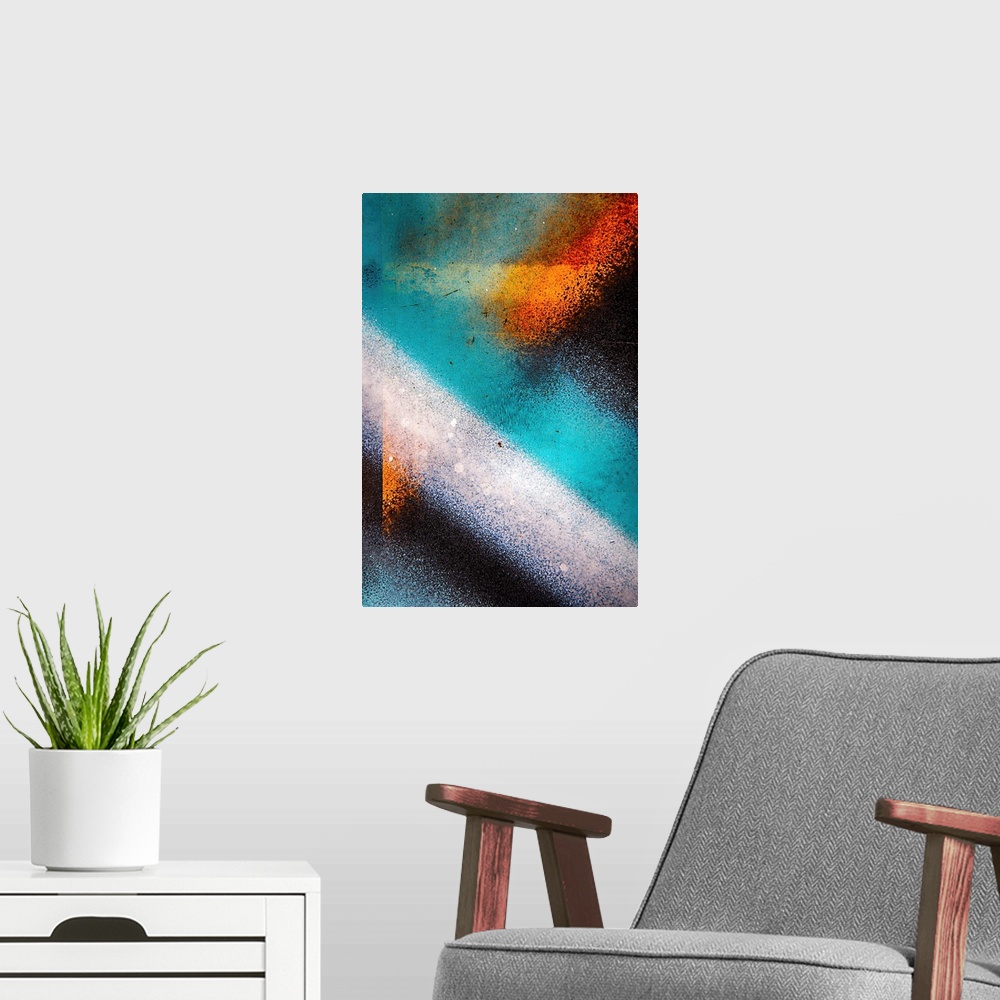 A modern room featuring Abstract 2
