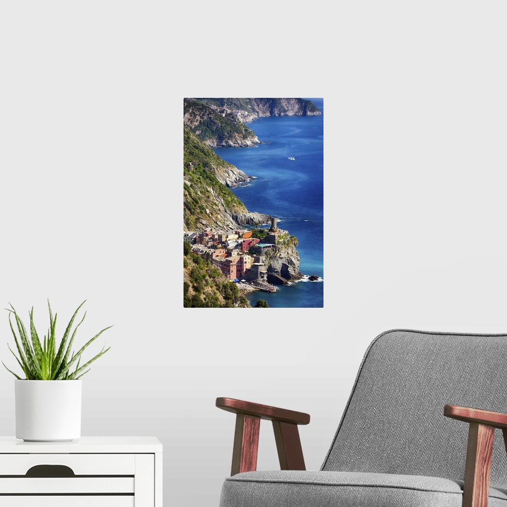 A modern room featuring Cinque Terre Towns on the Cliffs, Vernazza and Corniglia, Liguri