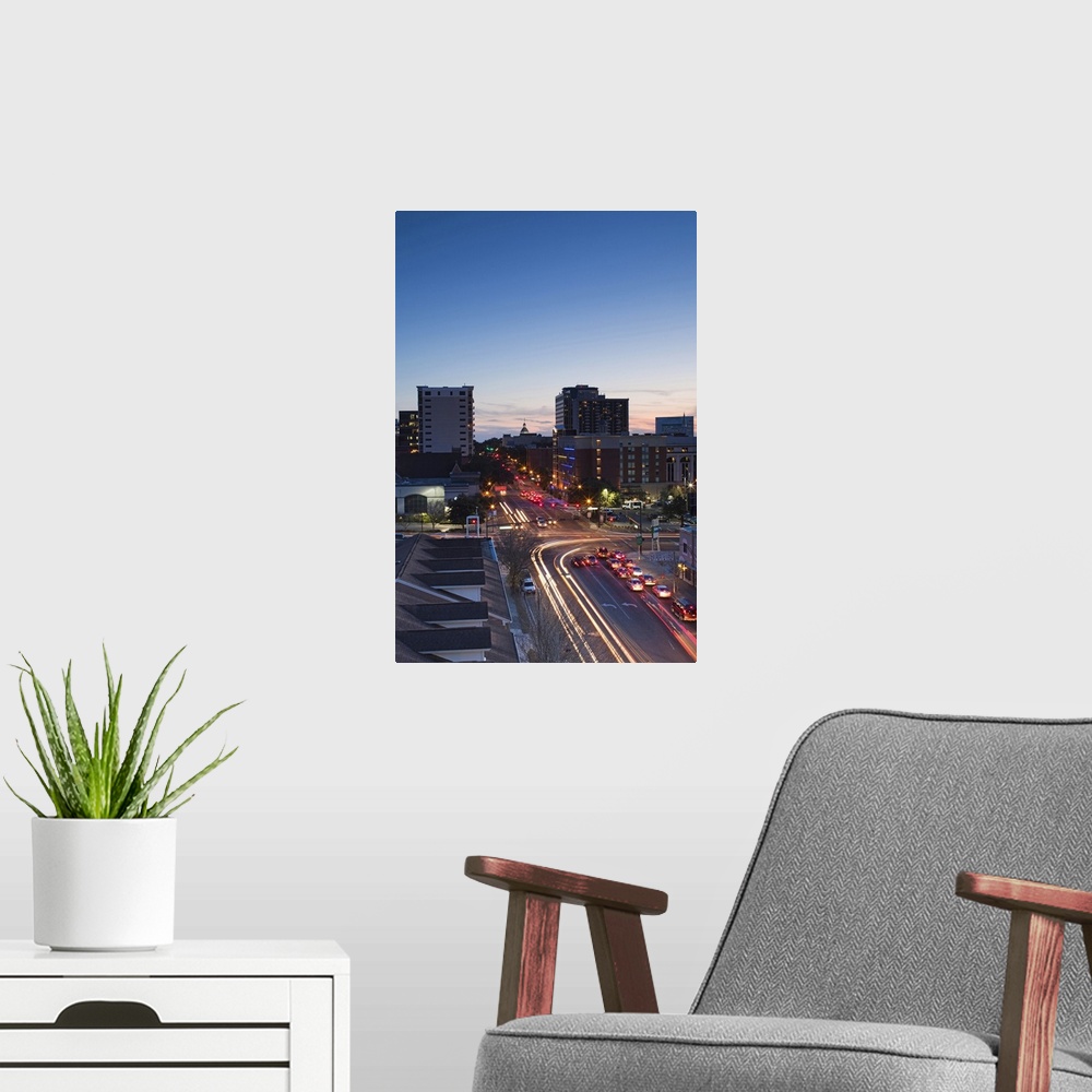 A modern room featuring Traffic on the road, Monroe Street, Tallahassee, Florida Panhandle, Florida, USA
