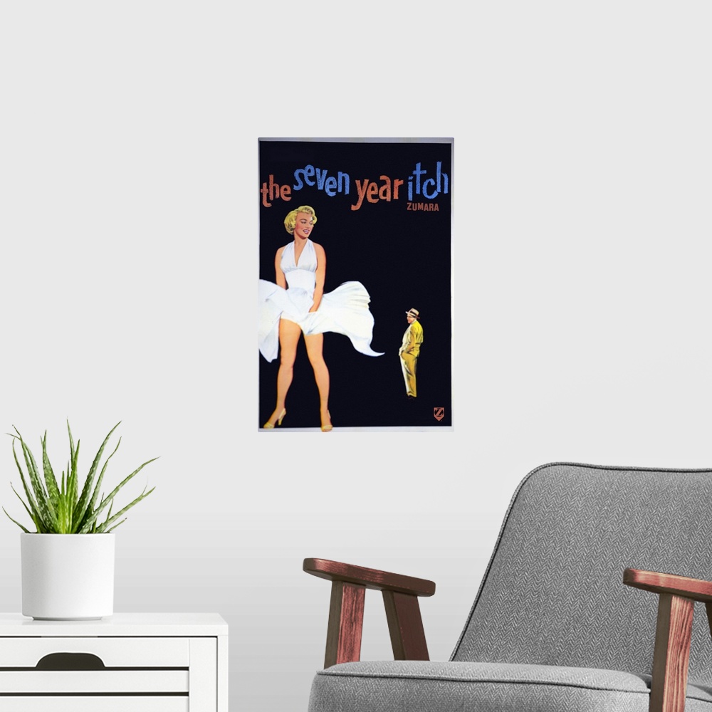 A modern room featuring Marilyn Monroe Seven Year Itch 148