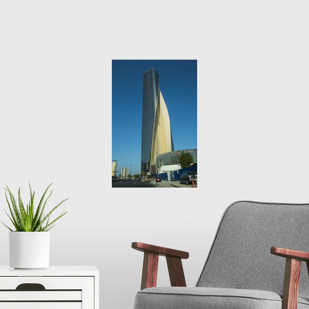 A modern room featuring Al Hamra tower in Kuwait City, Kuwait