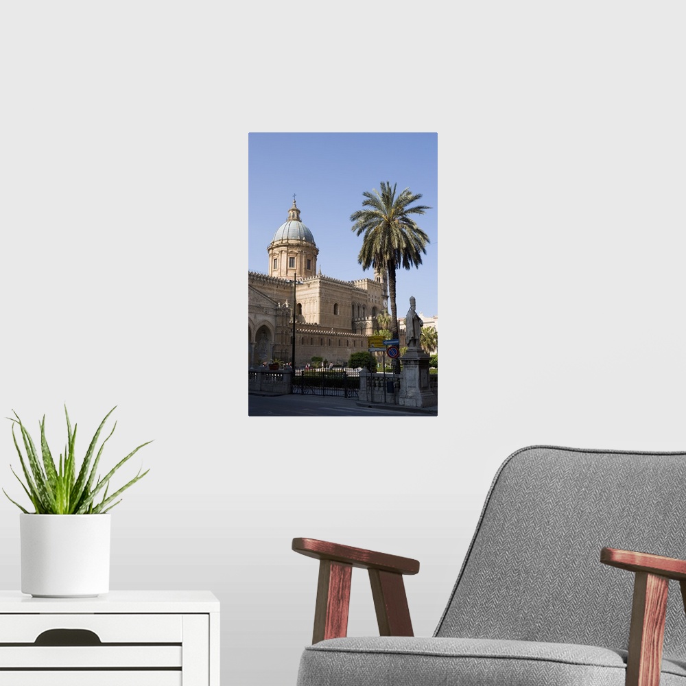 A modern room featuring Cathedral, Palermo, Sicily, Italy, Europe