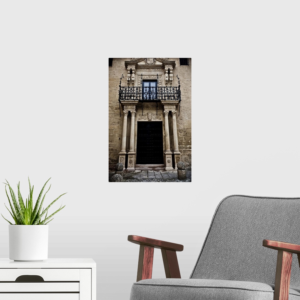 A modern room featuring Elaborate doorway, Ronda, Andalucia, Spain