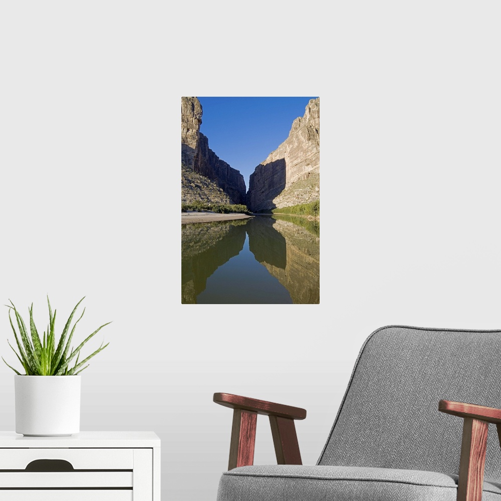 A modern room featuring Rio Grande River, Santa Elena Canyon, Big Bend National Park, Texas