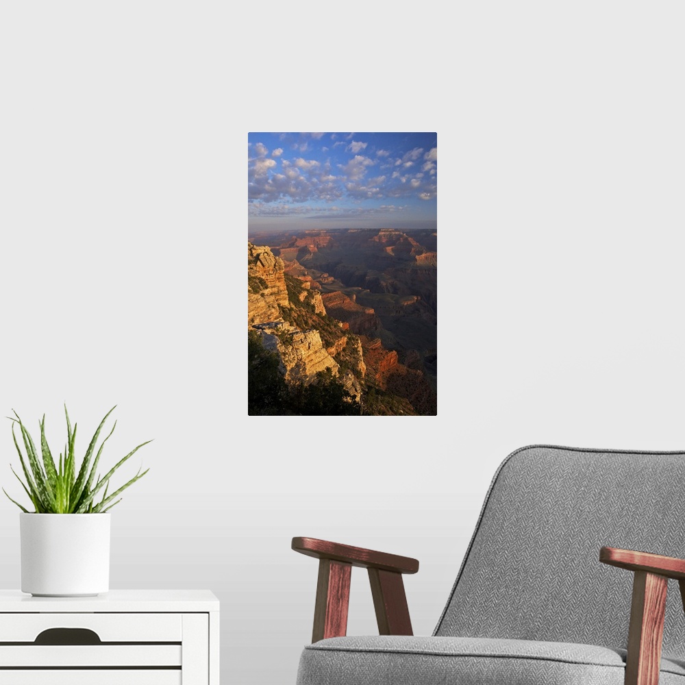 A modern room featuring Sunrise at Mather Point, South Rim, Grand Canyon National Park, Arizona