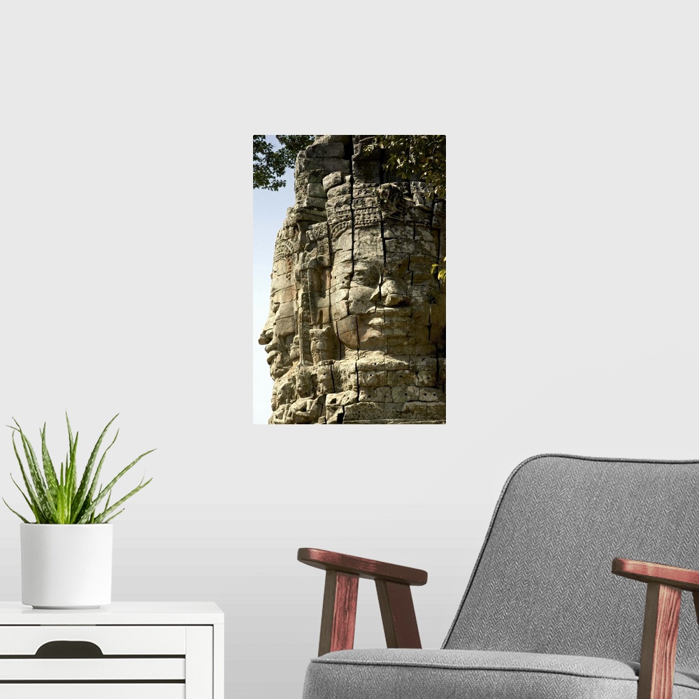 A modern room featuring Ta Phrom temple, Angkor Wat temple, Cambodia