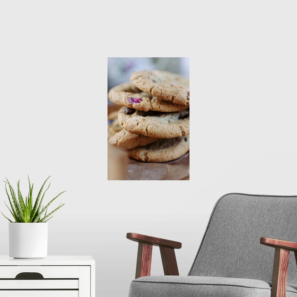 A modern room featuring Cookies