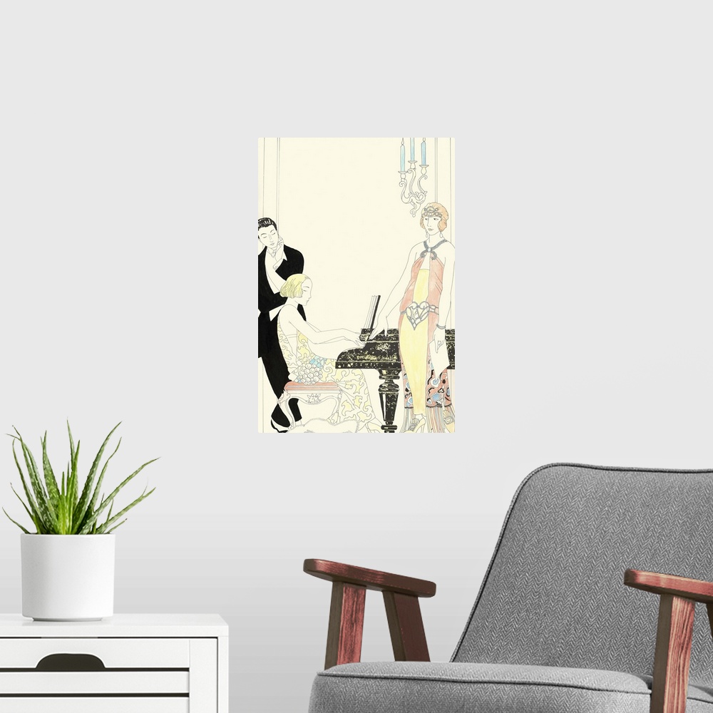 A modern room featuring Arte Deco Fashion I