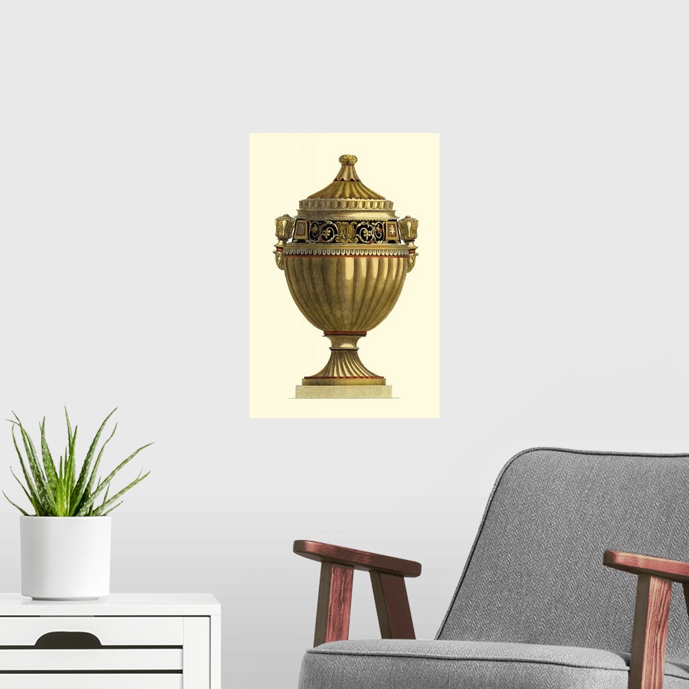 A modern room featuring Empire Urn IV