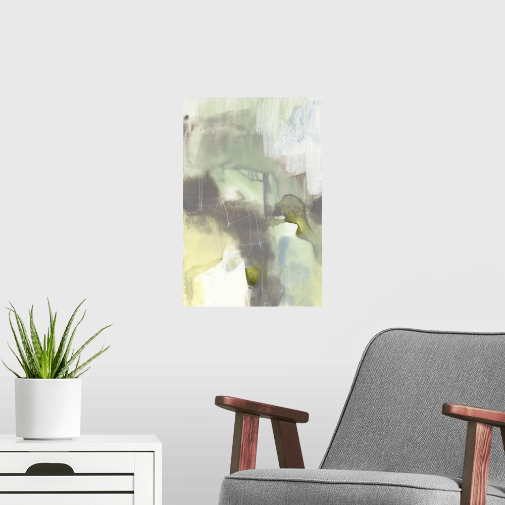 A modern room featuring Pastel Steppe I