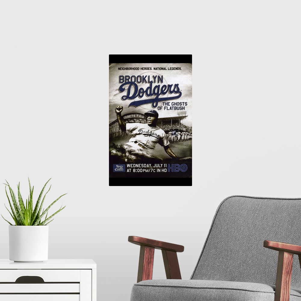 A modern room featuring Brooklyn Dodgers: The Ghosts of Flatbush (2007)