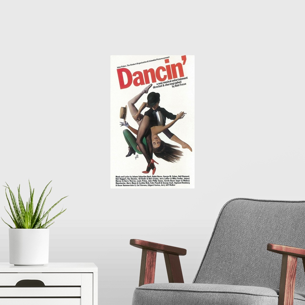A modern room featuring Dancin (Broadway) (1978)