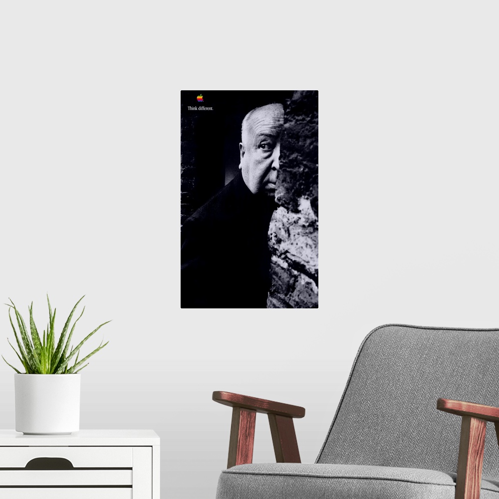 A modern room featuring Hitchcock ()