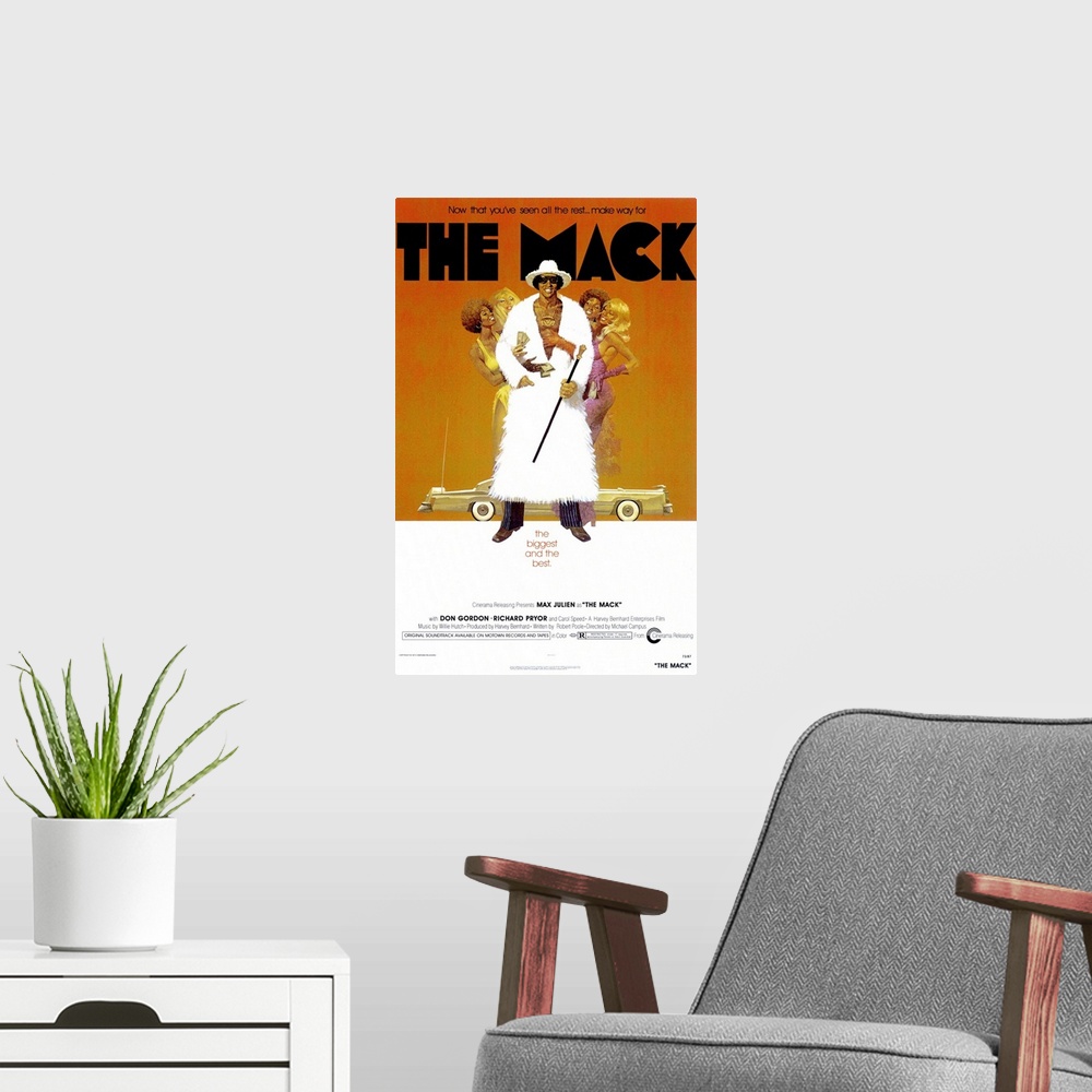 A modern room featuring The Mack is a pimp who comes out of retirement to reclaim a piece of the action in Oakland, Calif...