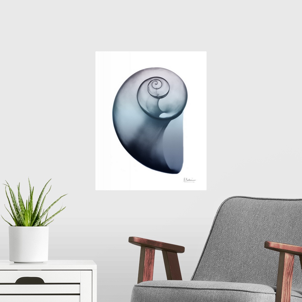 A modern room featuring Lavender Snail 2