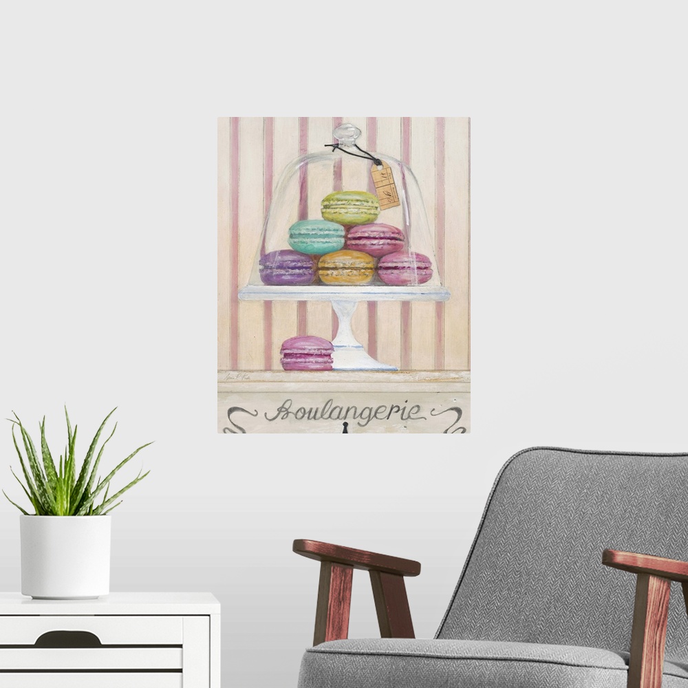 A modern room featuring French Macaroons I