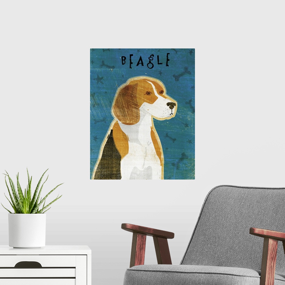 A modern room featuring Beagle