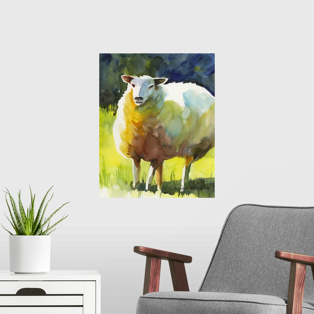 A modern room featuring Sheep I