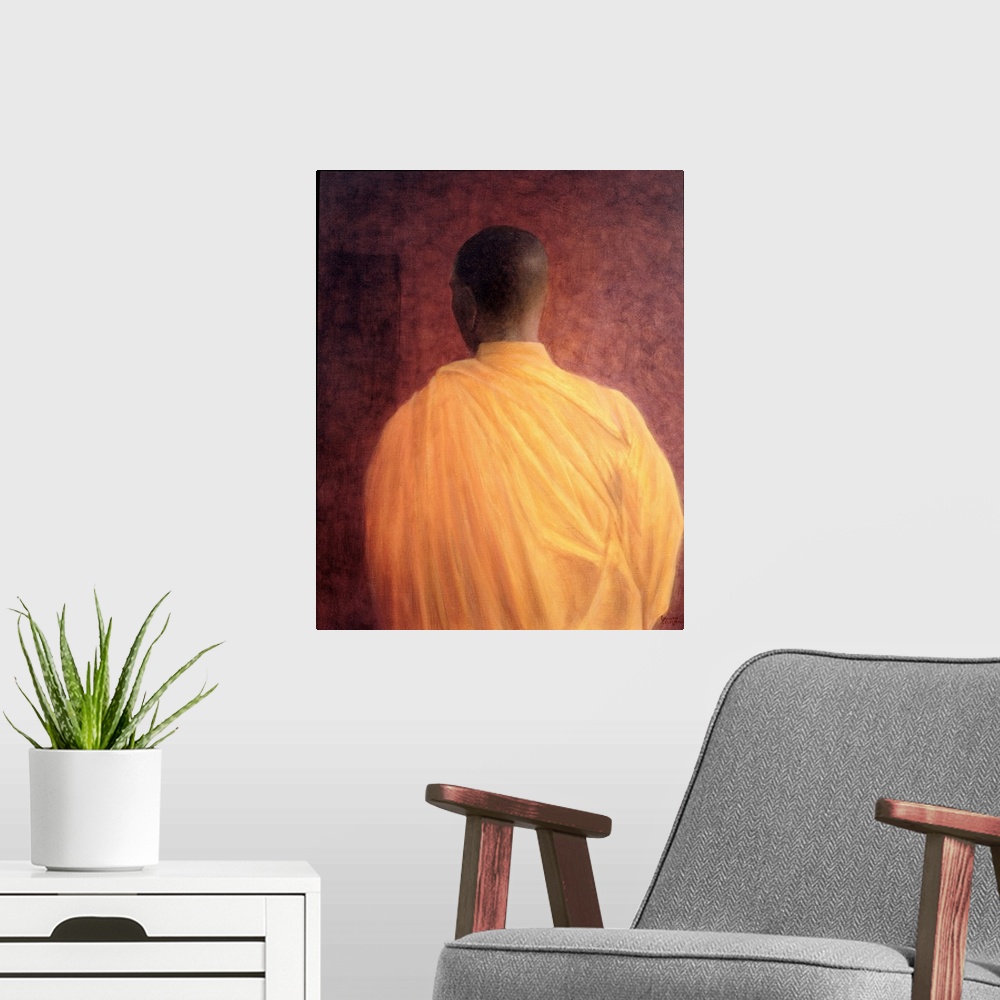 A modern room featuring Buddhist Monk, 2005