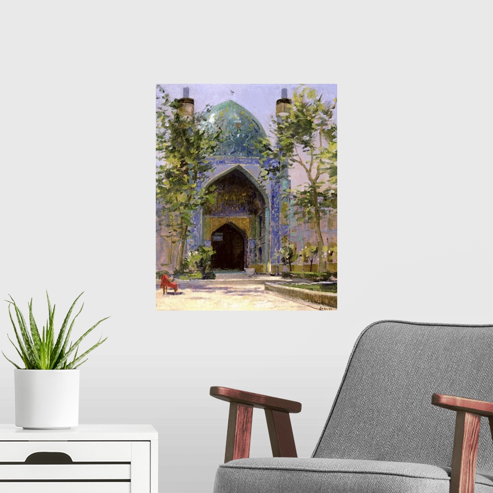A modern room featuring Chanbagh Madrasses, Isfahan