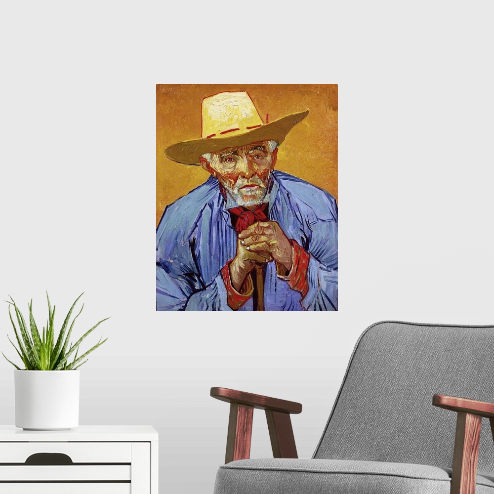 A modern room featuring Portrait Of Patience Escalier, 1888