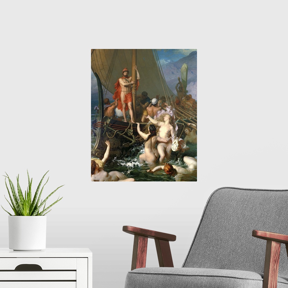 A modern room featuring Ulysses and the Sirens