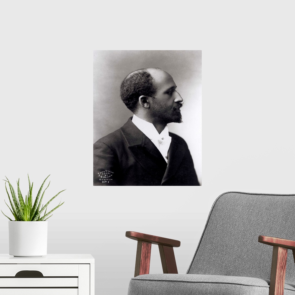 A modern room featuring William Edward Burghardt Du Bois, 1904