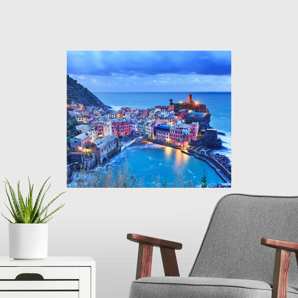 A modern room featuring Italy, Liguria, La Spezia district, Mediterranean sea, Ligurian sea, Ligurian Riviera, Parco Nazi...