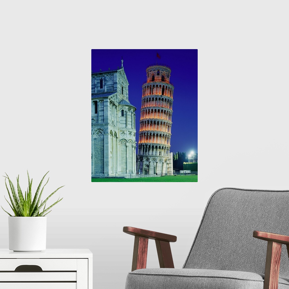 A modern room featuring Italy, Tuscany, Pisa, Piazza dei Miracoli, Duomo and the leaning tower