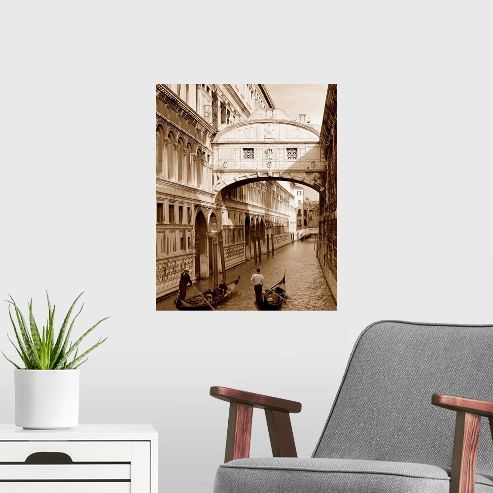 A modern room featuring Italy, Venice, Ponte dei Sospiri