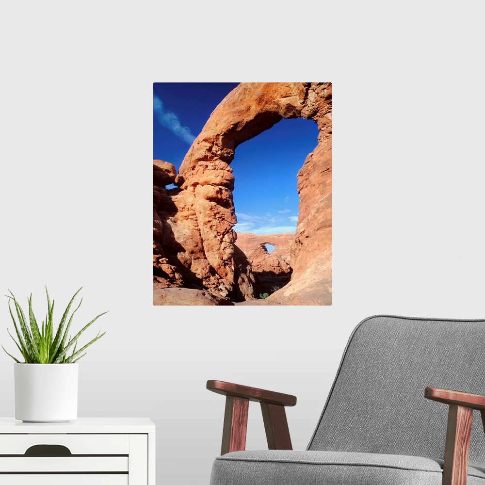 A modern room featuring United States, Utah, Arches National Park, Turret Arch