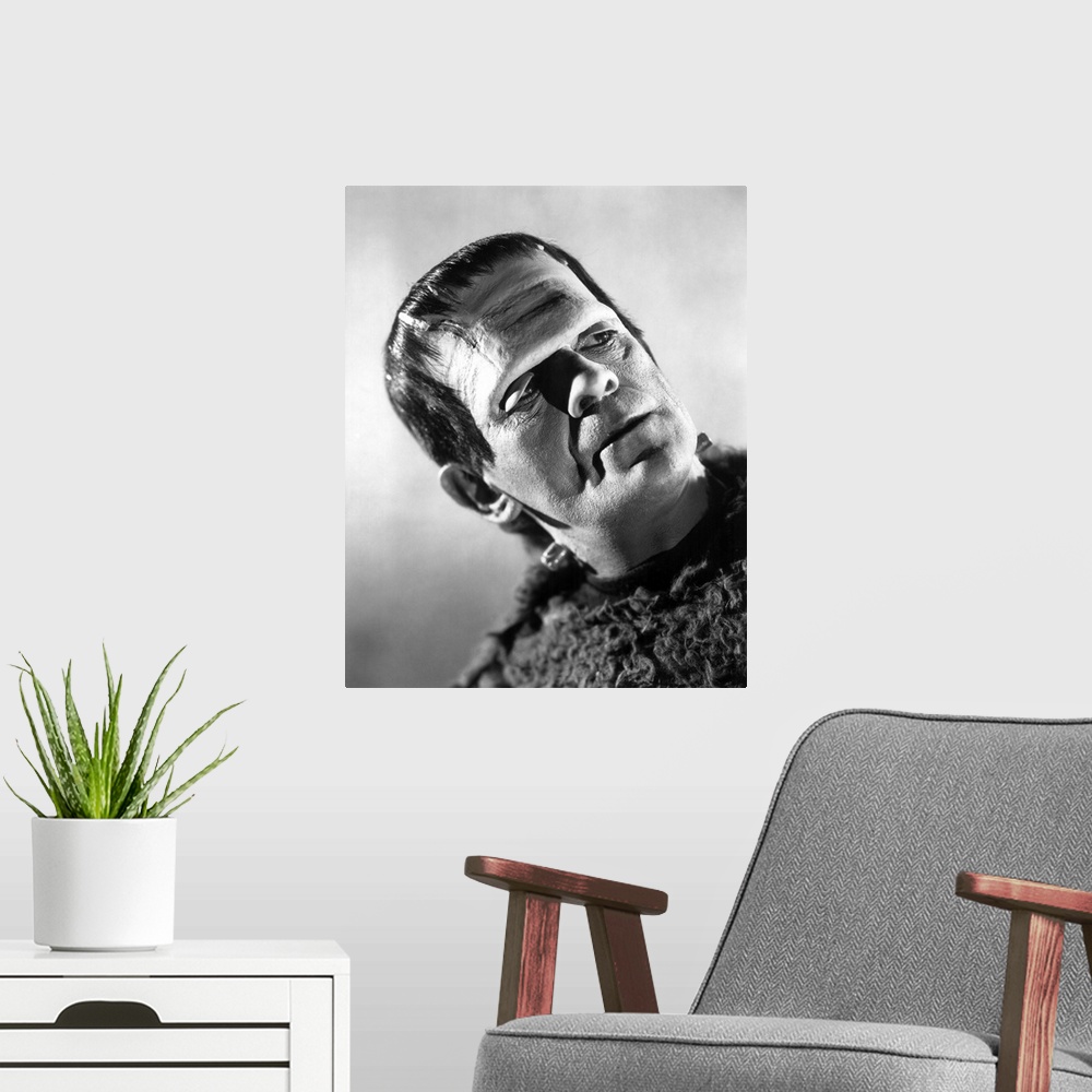 A modern room featuring Boris Karloff in Son Of Frankenstein - Vintage Publicity Photo