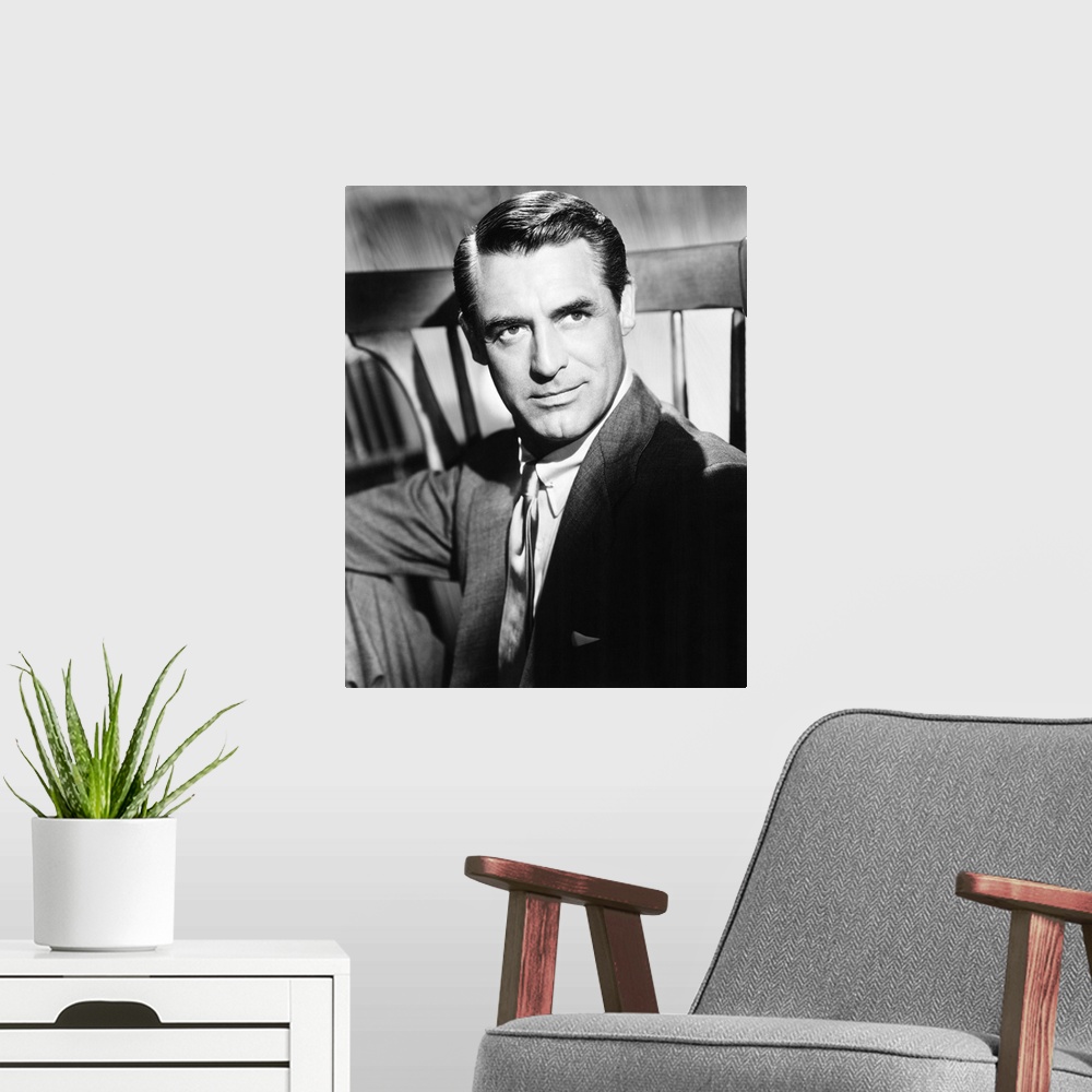 A modern room featuring Cary Grant, 1952.
